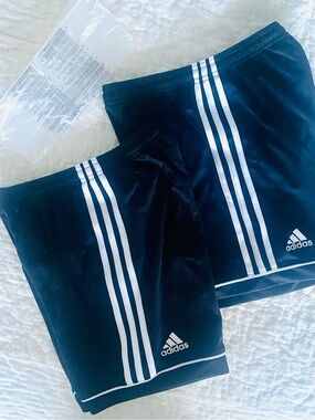 NIP⚽️Adidas Bundle/Lot (2) Boys Soccer Shorts SZ SMALL (Y)